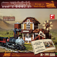 Free Tribe 36001 Juego de bloques de construcción de tren de vapor de plástico de 3885 piezas-Modelo de ensamblaje DIY para edades 5-13 Unisex