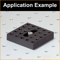 Plaque de montage optique personnalisée en acier inoxydable usinée CNC avec électroérosion à fil pour usage en laboratoire - Matériel de montage compact