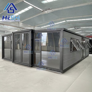 Giá rẻ prefab 20ft 40ft mở rộng container nhà bếp đúc sẵn ngoài trời nhà di động xây dựng bất động sản - Product Image 1