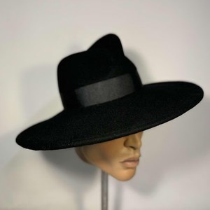 Classic Solid Color Wool Felt <b>Hat</b> with Webbing Decoration Pure Wool Casual Character Style Fedora <b>Hats</b> - Product Image 5