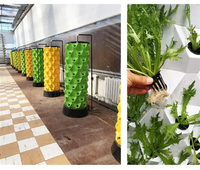 Système d'agriculture aéroponique Pineapple Tart Tower, pompe d'irrigation hydroponique, serre haute rigidité, 1 an