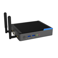 Mini PC JWIPC de 64GB/128GB SSD, Bajo Consumo de Energía, Sin Ventilador, Computadora Integrada para Negocios