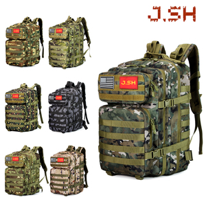 Jsh Hot Bán Ngụy Trang Molle Hệ Thống Chiến Thuật Tấn Công Ba Lô 45L Molle Tùy Chỉnh Ba Lô Cho Phòng Tập Thể Dục Đi Bộ Đường Dài Biểu Tượng Tùy Chỉnh - Product Image 3
