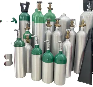2022新型气瓶高压氩气/氦气/CO2/氧气气瓶无缝铝氧气瓶