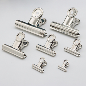 Haute qualité multicolore 22mm 32mm 38mm 50mm 63mm 75mm acier inoxydable métal bouledogue clip facture clip fichier clip - Product Image 6