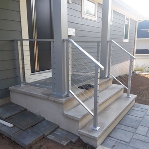 <span class=keywords><strong>Garde</strong></span>-<span class=keywords><strong>corps</strong></span> en câble métallique en acier inoxydable moderne et minimaliste <span class=keywords><strong>pour</strong></span> balcon, villa, hôtel, terrasse extérieure, <span class=keywords><strong>escalier</strong></span> – Résistant à la rouille - Product Image 3
