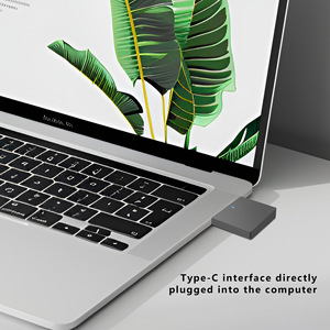 Điện thoại di động trạng thái rắn SSD Ổ cứng hộp NVMe bên ngoài Type-C trong suốt Mini ổ cứng Hộp M.2 PCIe NVMe 22*30 SSD bao vây - Product Image 3