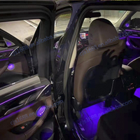 Nouvel Éclairage d'Ambiance 11 Couleurs pour BMW Séries G01 G02 X3 X4, Housse de Haut-Parleur LED pour Tweeter HiFi Stéréo Musique, Décoration de Klaxon et Réaménagement