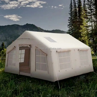 Grande tente gonflable bon marché imperméable extérieure de famille de camping d'air pour 8-10 personnes