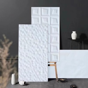 Độ bền cao foshan 300x600 Trắng lõm men văn hóa gạch đá cho biệt thự bên ngoài bức tường và sân tường - Product Image 6