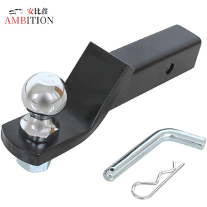 AMBITION Support d'<span class=keywords><strong>attelage</strong></span> de remorque avec <span class=keywords><strong>boule</strong></span> et goupille de 2 pouces pour récepteur de 2 pouces, barre de remorquage d'une capacité de 7500 lb. - Product Image 1