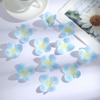 Pétales d'hortensia artificiels OEM en soie, têtes de fleurs d'hortensia pour couronnes DIY, boîtes cadeaux, mariages, fêtes à domicile, décorations florales artisanales