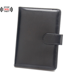 Porta Pasaportes de Cuero PU con Logotipo Personalizado, de Alta Calidad, con Bloqueo RFID y Cierre Magnético para Tarjetas de <span class=keywords><strong>Crédito</strong></span> y de Identificación - Product Image 6