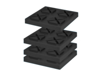 Blocs de nivellement empilables à emboîtement pour RV pour niveler des roues simples, des crics hydrauliques, des crics de langue, des crics de stabilisateur