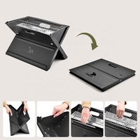HISPEED Ensemble de cuisine d'extérieur Réchauds de camping et accessoires Équipement de fer pliable Réchaud ultraléger portable pour le camping en plein air