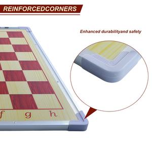 Tablero de Ajedrez Magnético de Demostración con Soporte de Trípode Ajustable, 34 Piezas Magnéticas, 60*60cm, Diseño de Madera, Juego de Ajedrez para Enseñanza y Exhibición - Product Image 3