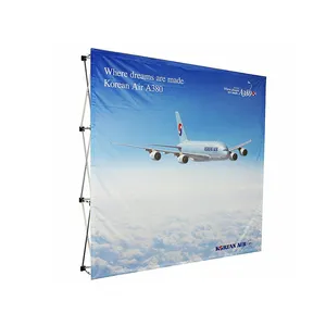 Panneau <span class=keywords><strong>de</strong></span> <span class=keywords><strong>fond</strong></span> <span class=keywords><strong>de</strong></span> présentoir pop-up en tissu Qluminum <span class=keywords><strong>de</strong></span> haute qualité pour les expositions - Product Image 1
