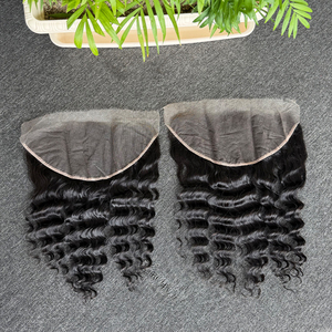 ผมแท้บราซิล 100% HD Lace Frontal 13x6 ลอนลึกแบบหลวม 20 22 นิ้ว สีดำธรรมชาติ พร้อม HD Lace และ Frontal - Product Image 6