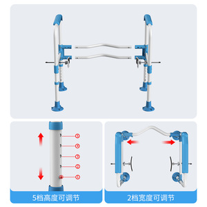 <b>Grab</b> <b>Bars</b> 304 Stainless Steel Wall Mounted Suction Cup Anti Slip For Bathroom Elderly Support - Product Image 5