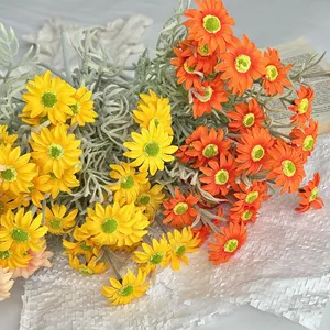 Ins-Style High-End <strong>Silk</strong> Artificial Daisy <strong>Flowers</strong> with Natural Real Touch for Home Living Room Decoration and Photo Props - Product Image 2