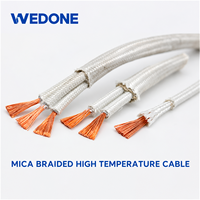 Kabel Serat Kaca Berisolasi Mika Tembaga Bebas Oksigen WEDONE GN500 0.6/1 KV untuk Kontrol Suhu Tungku Industri