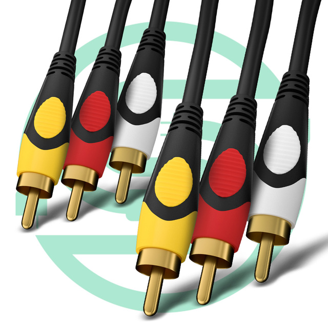 1.5m 3.5mm to Rca Cable Audio 3 Rca Cable Audio Video Cables