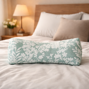 Custom Floral Pattern Contoured Support Pillow for <b>Bed</b> Sofa Home Decor, OEM ODM Neck Pillow Decorative <b>Cushion</b> - Product Image 1