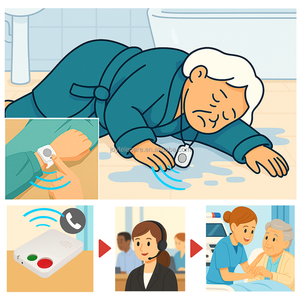 Alerta de Emergencia Inteligente para Personas Mayores que Viven Solas - Detección de Caídas y Monitoreo de Voz con SOS de un Toque, Uso en Hospitales y Residencias - Product Image 6