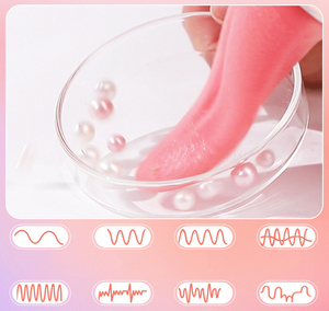 Hg Chất lượng cao Ladies lưỡi núm vú Vibrator USB hoạt động bằng miệng âm vật Silicone Kích thích thiết kế mới điện g Vibrator - Product Image 4