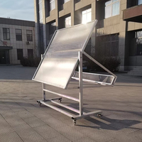 Lentille de Fresnel PMMA conçue sur mesure grande feuille 1000x1000mm avec longueur focale 1000mm haute durabilité fabricant support OEM