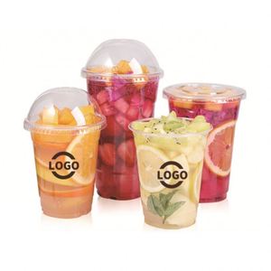 Vasos de Plástico PET de 12, 16 y 32 oz para Café y Té de Burbujas, con Tapas, Impresos con Serigrafía y Logotipo Personalizado - Product Image 6