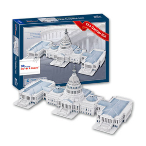 Capitol Hill-rompecabezas de cartón para niños, rompecabezas de papel 3D - Product Image 1
