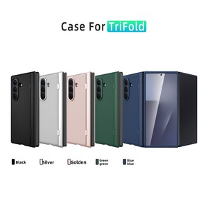 โรงงานนำเสนอเคสป้องกัน Samsung Z TriFold PC รุ่นใหม่ พร้อมขาตั้งแบบเรขาคณิตและเคลือบผิวด้วยน้ำมัน - Product Image 4