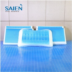 Almohada de Espuma Viscoelástica Rectangular con Núcleo de Gel Refrigerante, Soporte Cervical, para Uso en Verano - Product Image 2