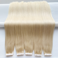 Haiyi Extensions de cheveux avec ruban adhésif pour salon de coiffure Extensions de cheveux humains vierges Remy avec cuticule complète Ruban invisible pour extension de cheveux humains