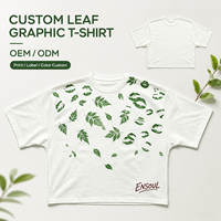 T-shirt Homme Court et Ample Personnalisé Blanc Uni en Maille à Motif Imprimé 220 g/m² – T-shirt Minimaliste de Créateur – Fabricant de Vêtements