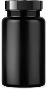 120cc 150cc Black Candy Medical Plastic Vitamin Plastic <b>Pill</b> Capsule <b>Bottles</b> Medicine Plastic <b>Bottles</b> - Product Image 2