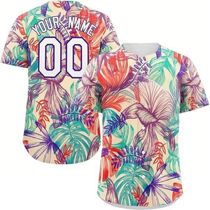Prix d'usine Logo personnalisable chemise de sport Polyester sublimé mode rue Baseball uniforme jeunesse Baseball Jersey - Product Image 3