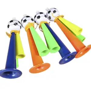 Wholesale Adult Sports Cheering Air Toy / Plastic Mini Horn / Children Musical football Trumpet