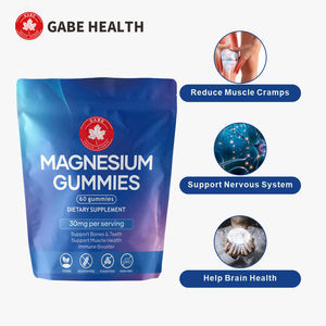 Magnesium Glycinate Gummies with Vitamin B6 D3 - Sugar-Free <b>Sleep</b> Support Muscle Relaxation & Stress Relief Supplement - Product Image 1