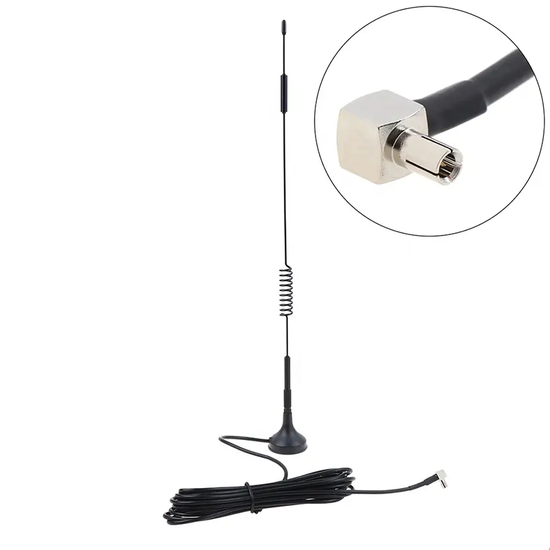 TS9 Connector Antenna 7dBi High Gain 4G LTE 3G WCDMA GSM 3G 2.4G Omni Antenna with Magnetic Base for Router Signal Booster