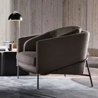 Europäisches Design Konferenz raum möbel Stoff Liegestuhl Esszimmer Moderner einfacher Freizeit stuhl