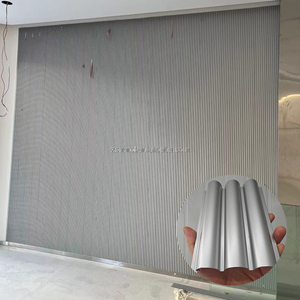 Revestimiento de Paredes Exteriores, Paneles Metálicos para Techos, <span class=keywords><strong>Fachada</strong></span> de Edificios, Láminas de Aleación de Aluminio, Panel Corrugado de Aluminio - Product Image 2