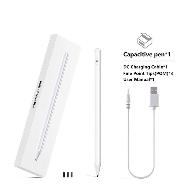 10-12 Hours Continues Use Universal Fine Tip Digital Active Stylus Pen