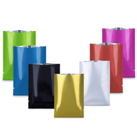 Feuille d'aluminium pour échantillon de cosmétique Sachet imprimé en plastique 3 côtés Sealale Skin Care Facial Mask Packaging Beauty Sheet Bags