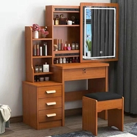 Nouvelle Arrivée Meuble de Rangement Latéral Portable Vintage Coiffeuse Intelligente en Marbre avec Miroir pour Chambre à Coucher