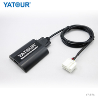 Adaptateur audio pour voiture Yatour-BTA pour appels téléphoniques Kit mains libres pour voiture