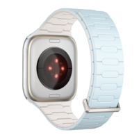 Eraysun, correa de goma, suave, transpirable, Unisex, reloj inteligente de moda para AppleAW-AP, mejora de herramientas, bandas de reloj de silicona magnéticas