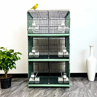 Cage à oiseaux facile à nettoyer, résistante à la rouille et à la corrosion, cage à oiseaux, jaulas para pajaros, cage de reproduction pour oiseaux, volière pour perroquets