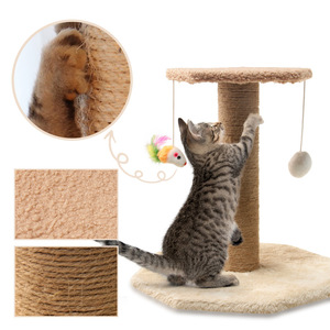 Venta al por mayor: Árbol rascador para gatos con poste de sisal pequeño y decoración colgante minimalista, juguete y accesorios para mascotas - Product Image 1